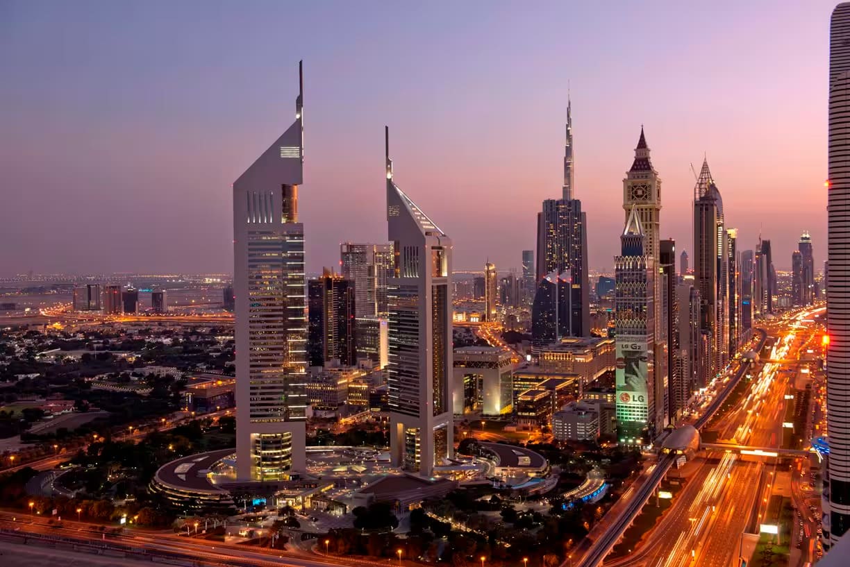 Image showing a landscape view of Dubai International Financial Centre (DIFC)