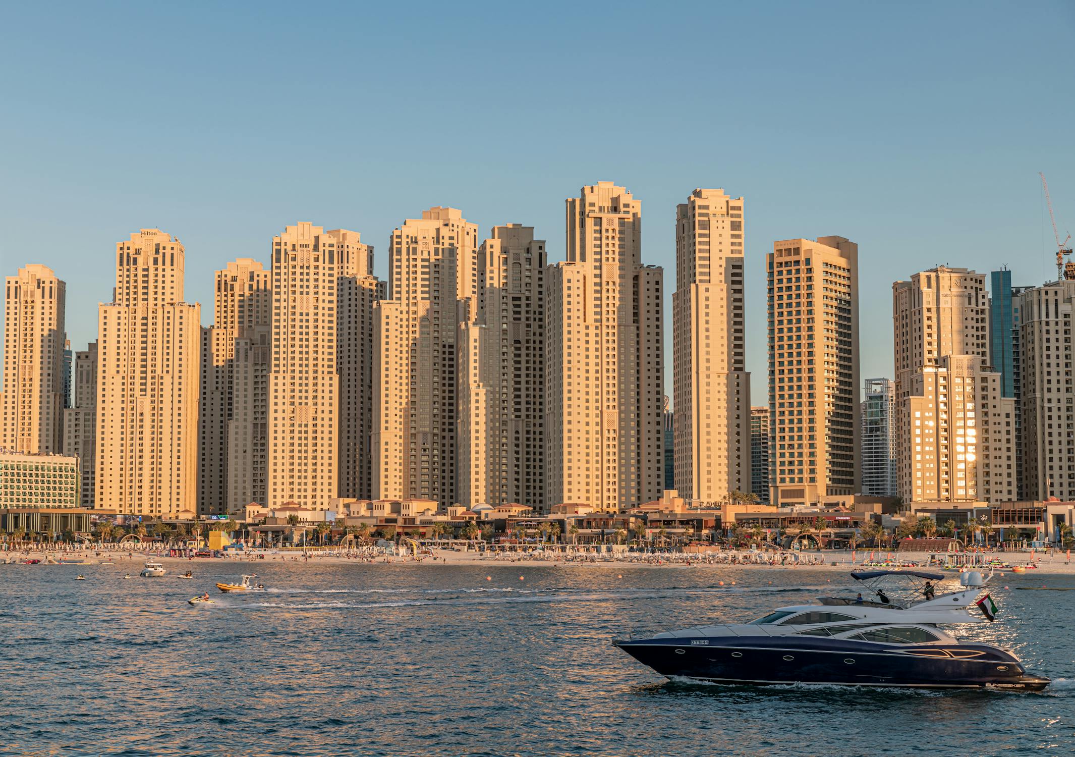 Image showing a landscape view of Jumeirah Beach Residence