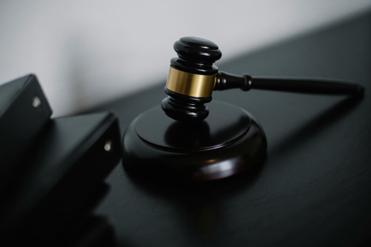 Image showing a lawyer's gavel hitting the desk