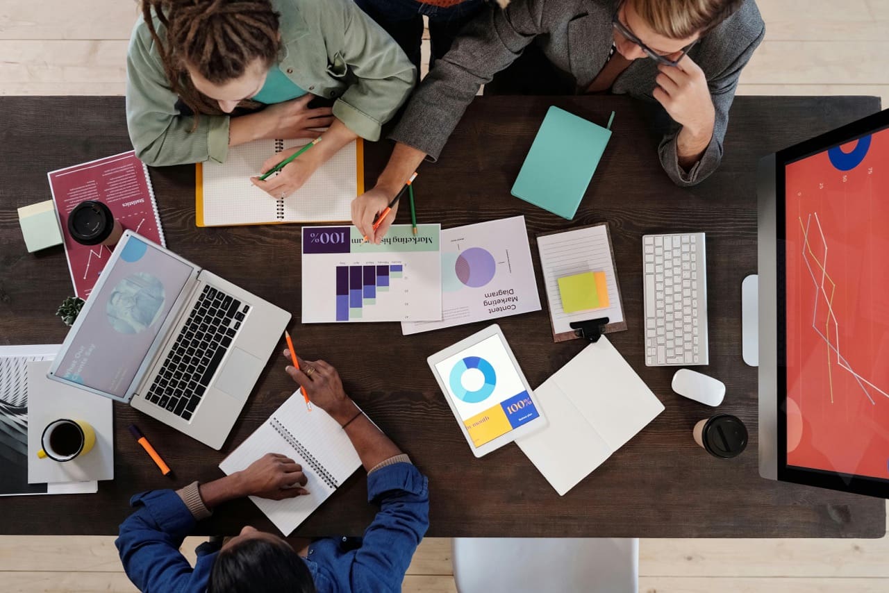 Image showing a group of people doing market research for airbnb investment