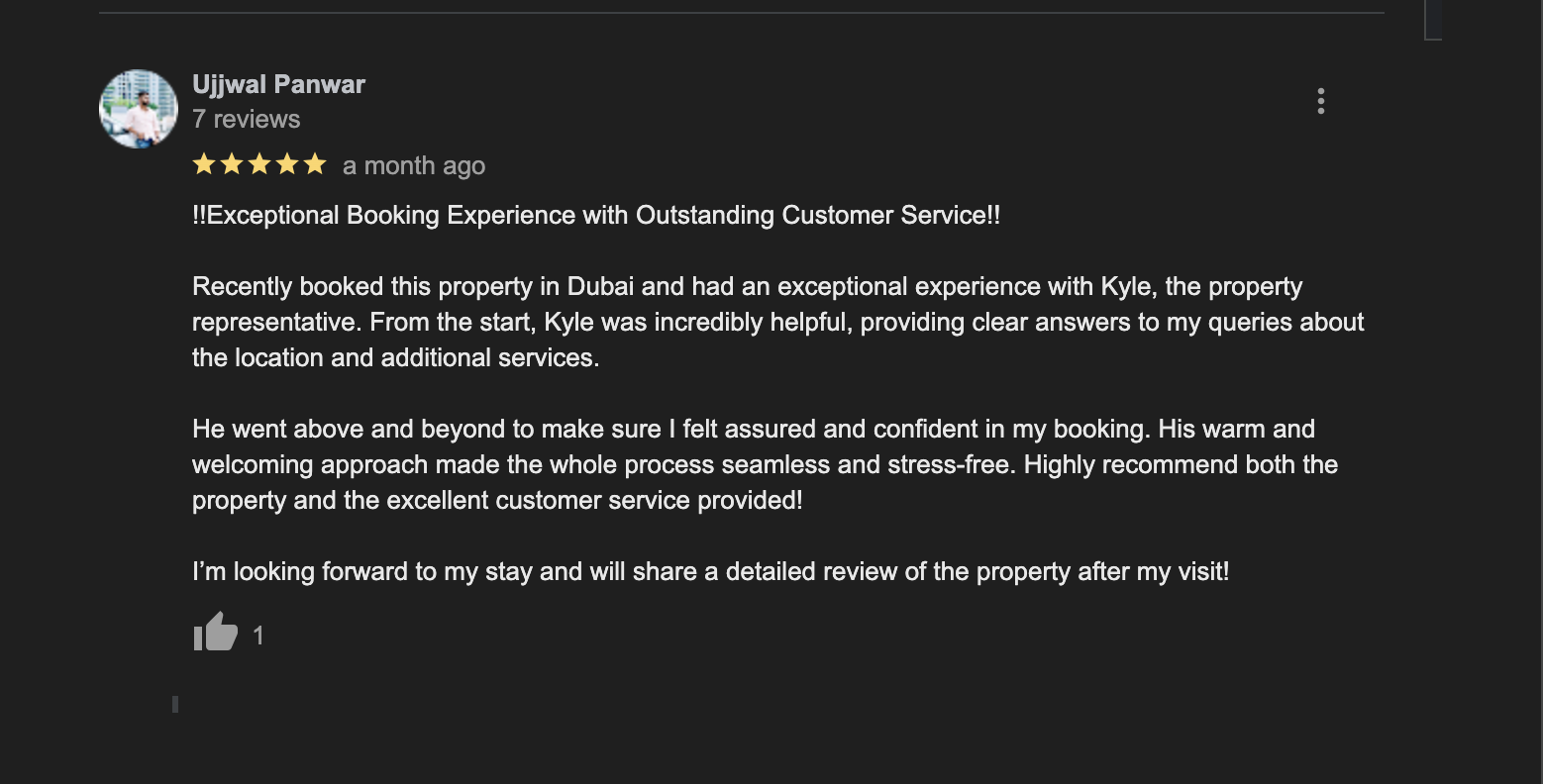 Image showing a guest review of Homevy