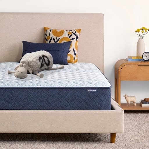 Photo showing a Serta mattress