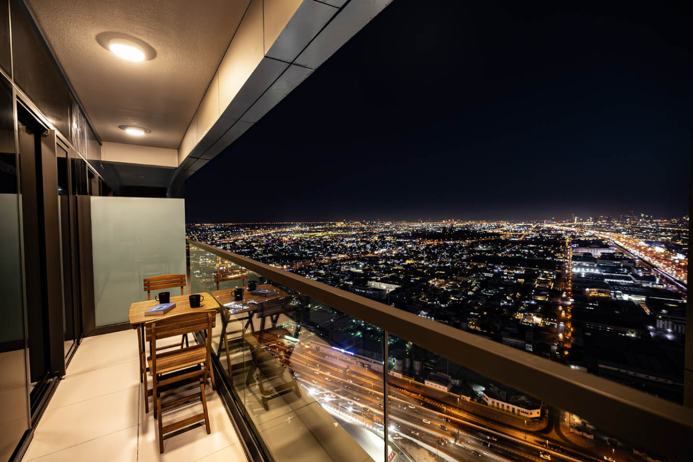 Photo showing views from a Homevy apartment