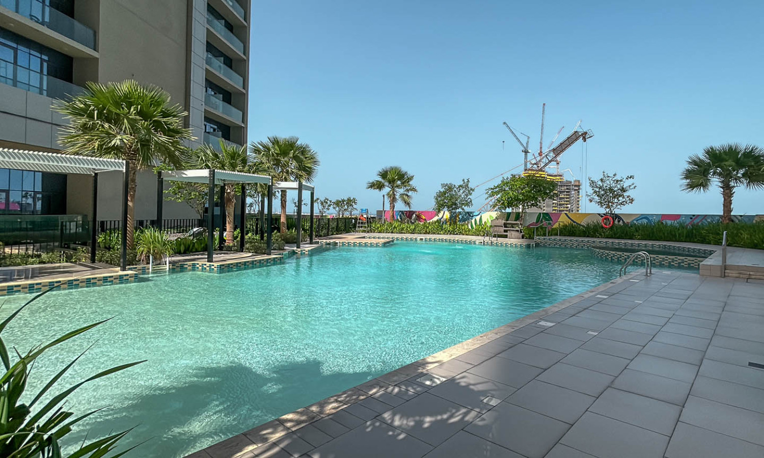 Image showing a swimming pool in Amal Tower
