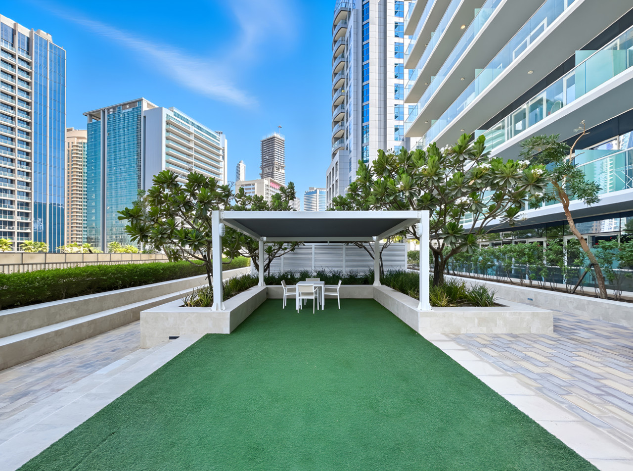Image showing a cozy outdoor patio in Reva Residence