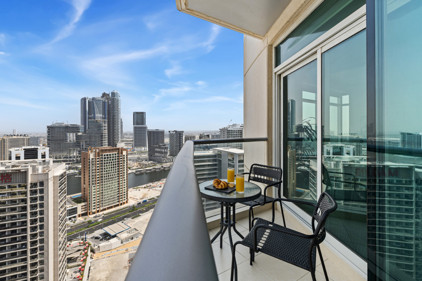 Image showing a view of the road from Burj Views