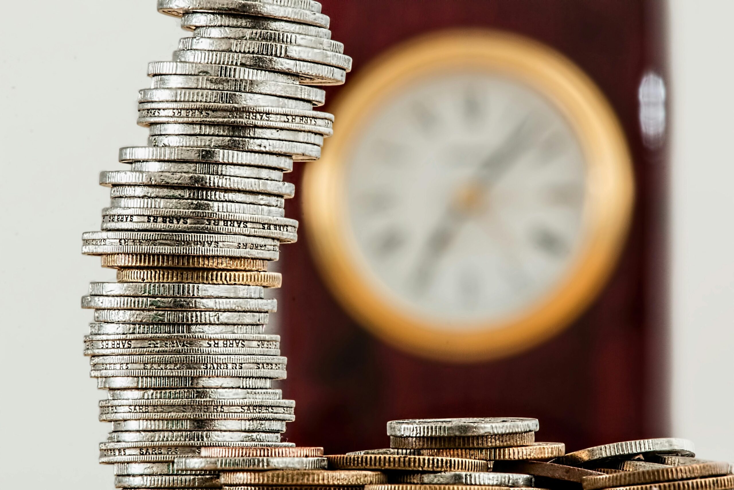Stacked coins showing money protection in Dubai off-plan property.