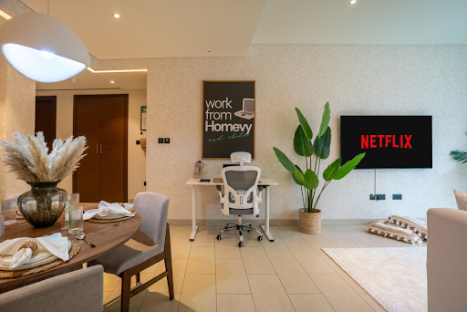 A cozy 1-bedroom apartment in Meydan.