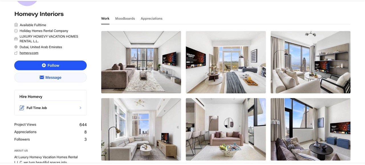 Image showing slideshow of homevy furnished properties