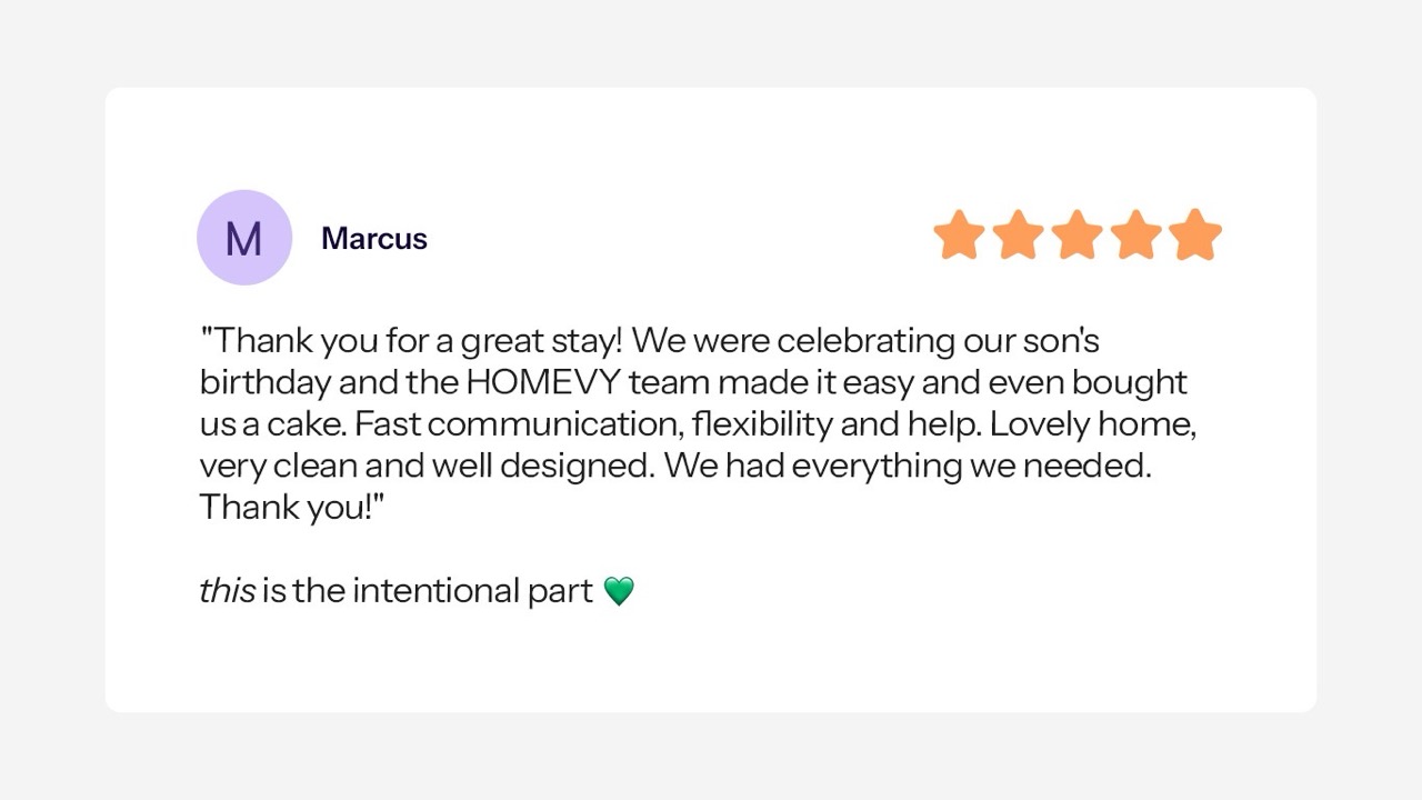 Homevy favorite guest review of June 2026