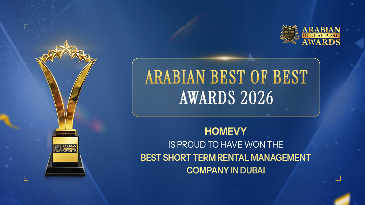Image showing Homevy winning arabian best of best awards in Dubai